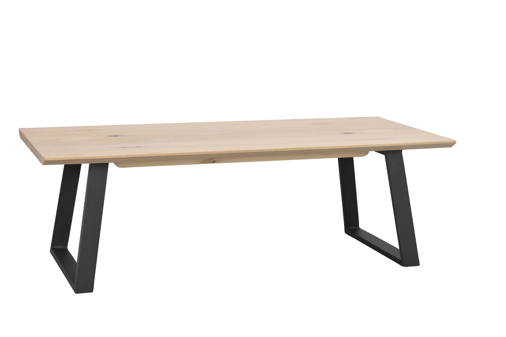 Couchtisch Melville, 140x65cm, Eiche Weiß pigmentiert