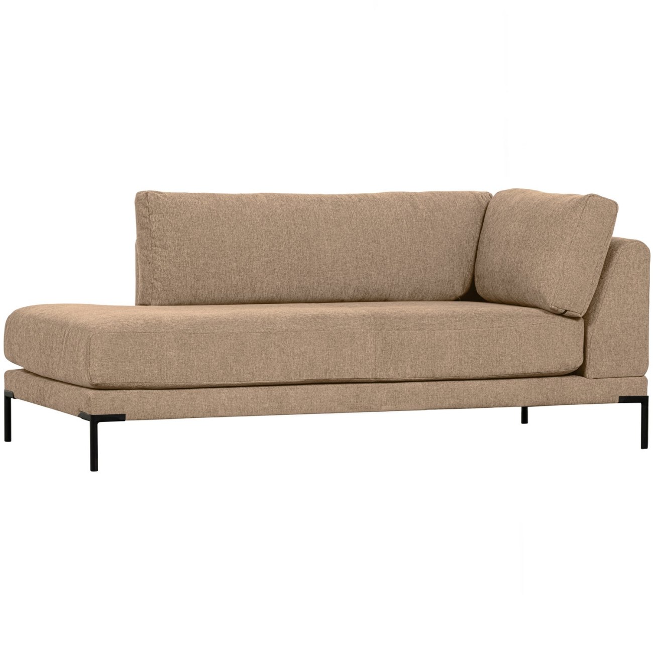 Modulsofa Couple Lounge-Element Links, Butter