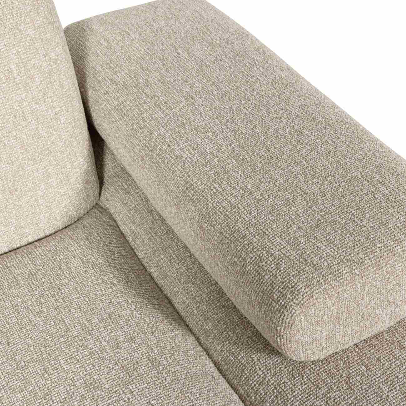 Modulsofa Mojo Boucle Chaiselongue-Rechts, Beige