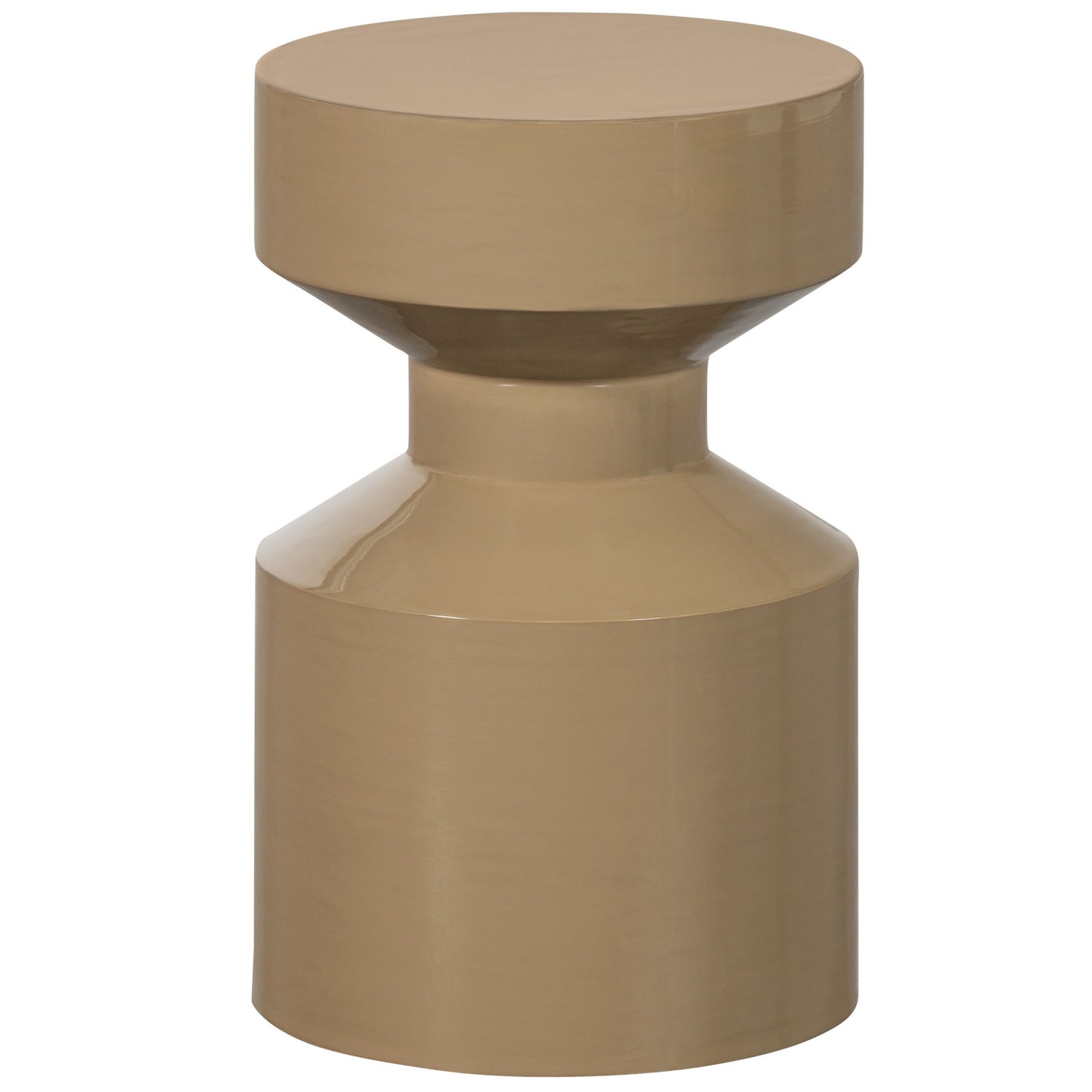 Beistelltisch Ferry aus Metall in Sponge - moderner, glänzend mit trendigem Design