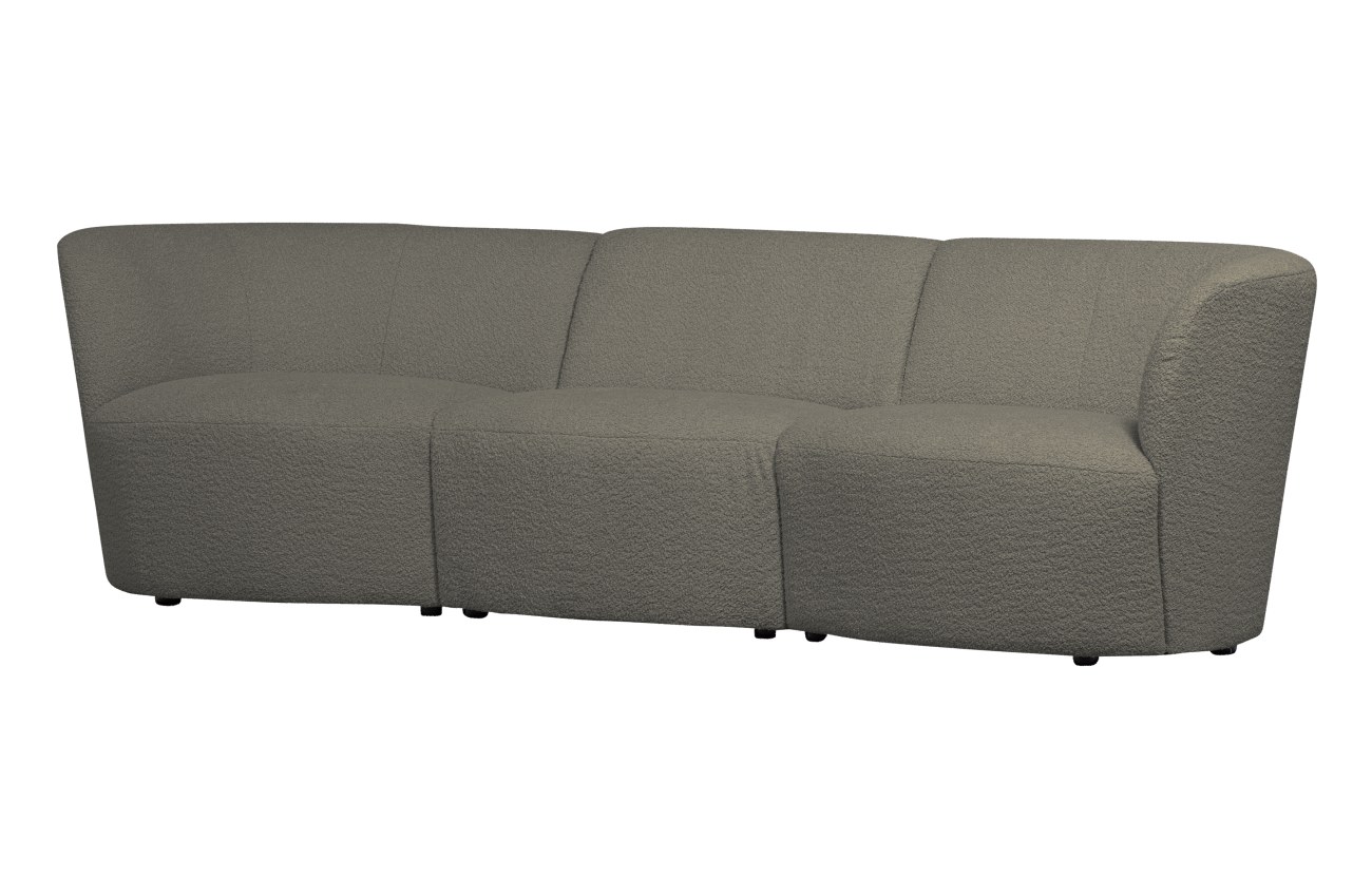 Sofa Coco aus Boucle-Stoff, Grün