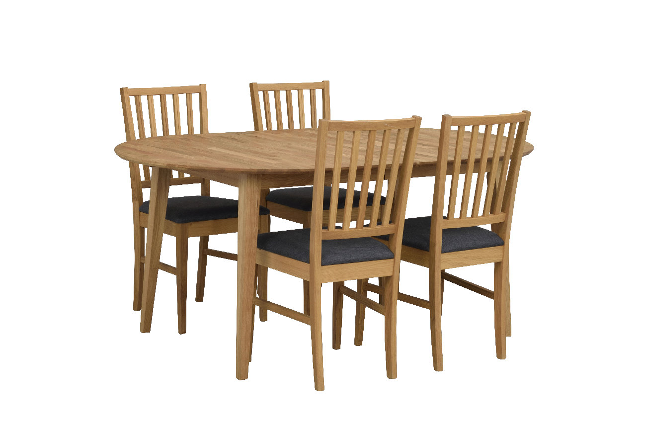 Esstisch Filippa Oval mit Auszug, 170/210cm, Eiche Natur