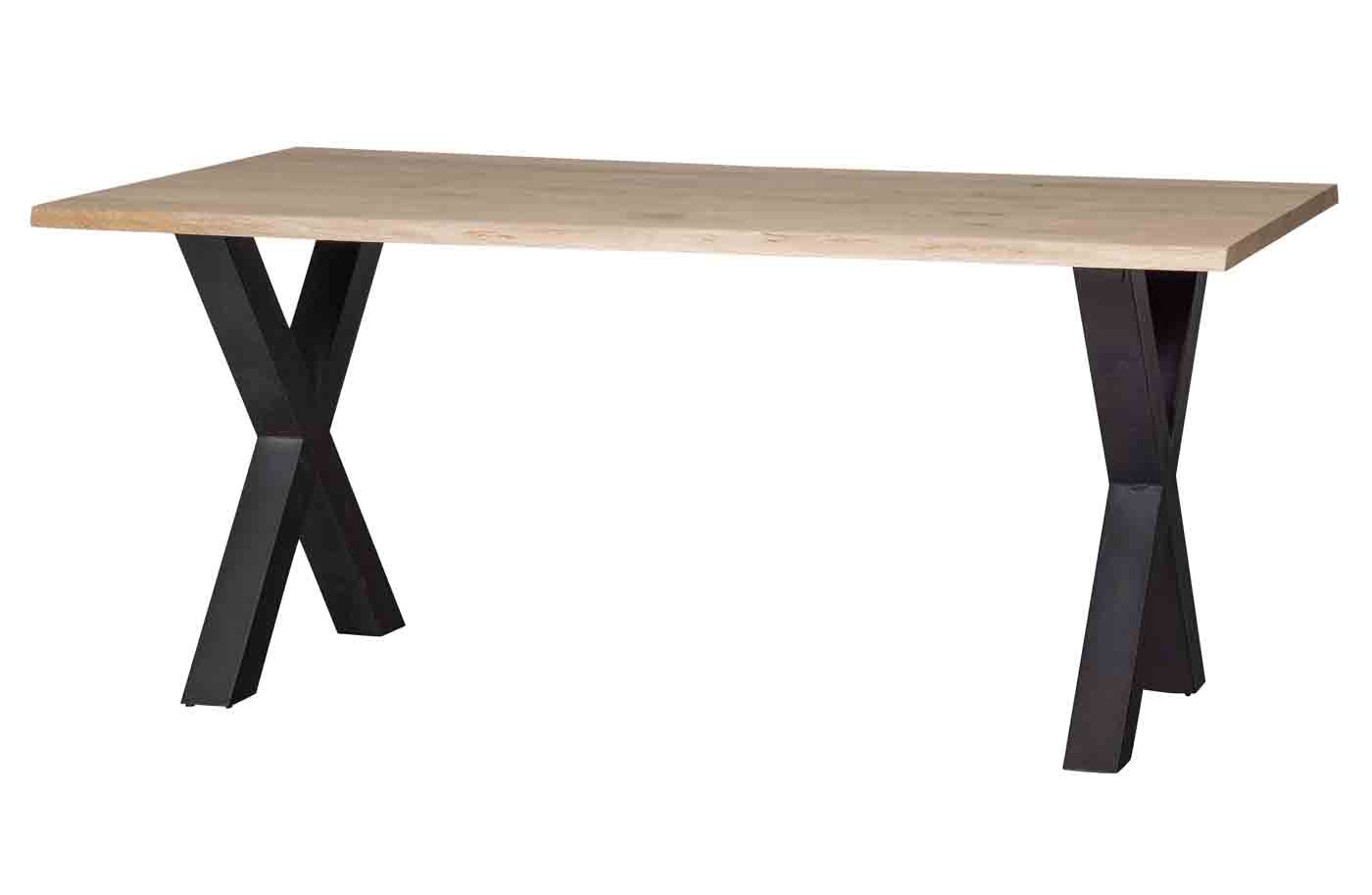 Esstisch Tablo Eiche Baumkante mit ALK-Gestell, 180 cm Esstisch Tablo Eiche Baumkante mit ALK-Gestell, 180 cm