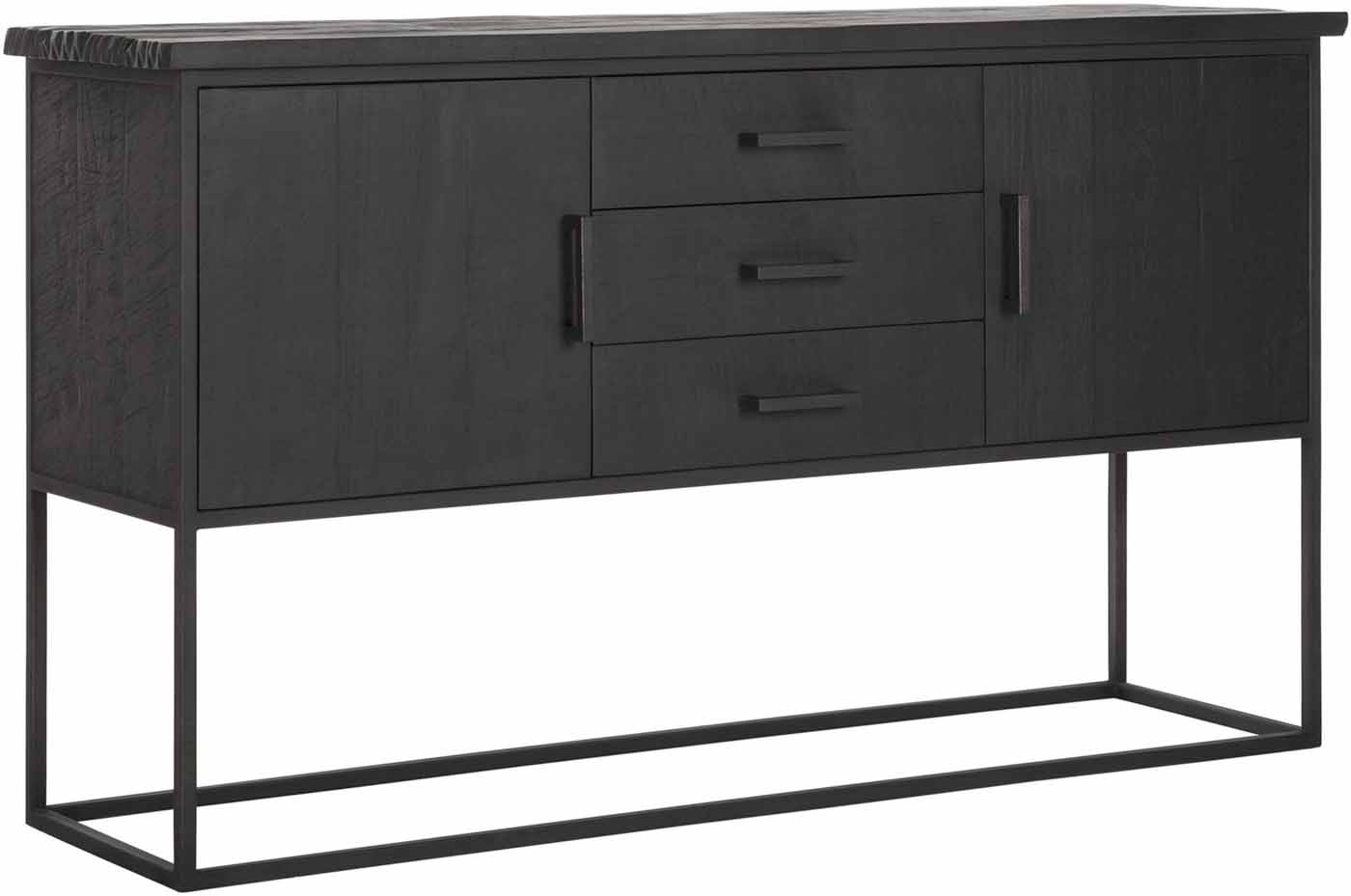 Sideboard Kommode Beam, Schwarz