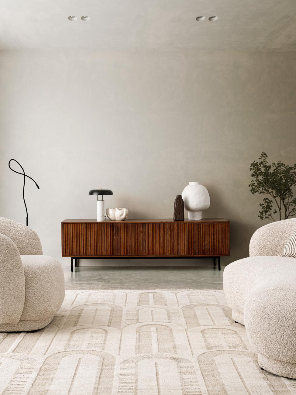 TV Board Tadita aus Mangoholz, 170 cm