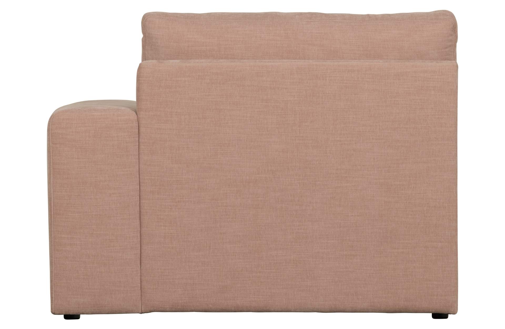 Modulsofa Family 1-Seat Element Rechts, Rosa