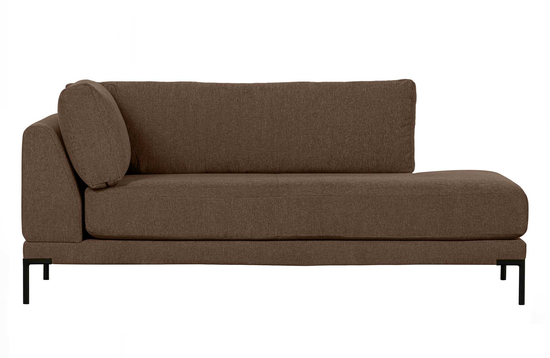 Modulsofa Couple Lounge Element Rechts, Braun