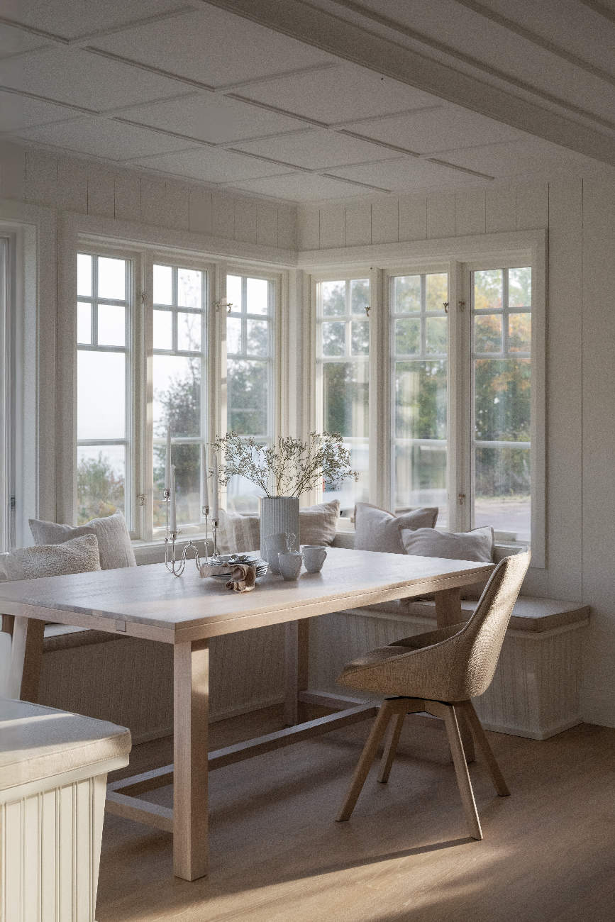 Esstisch Brooklyn, Classic, 170cm, Whitewash