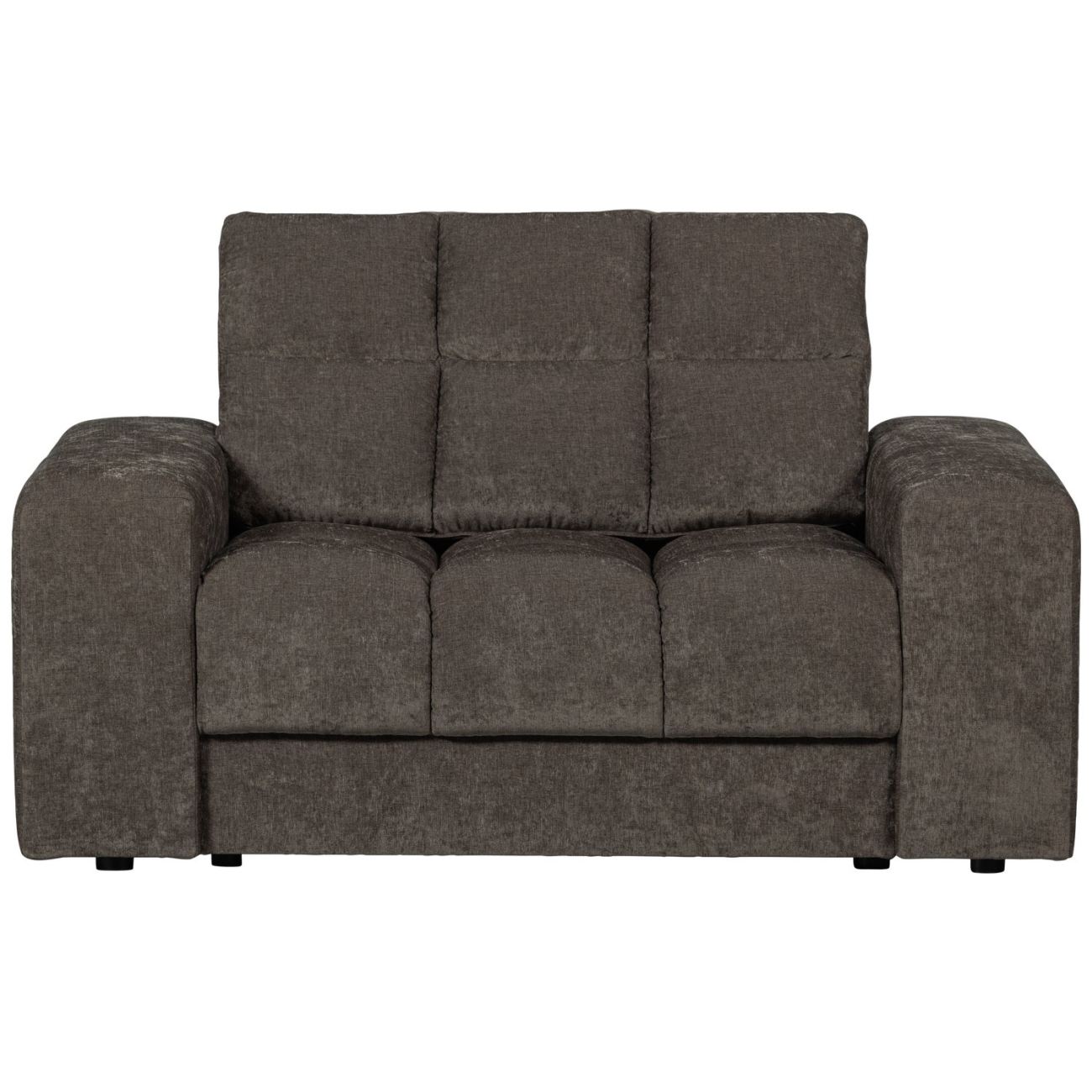 Loveseat Date aus Webstoff, Grau