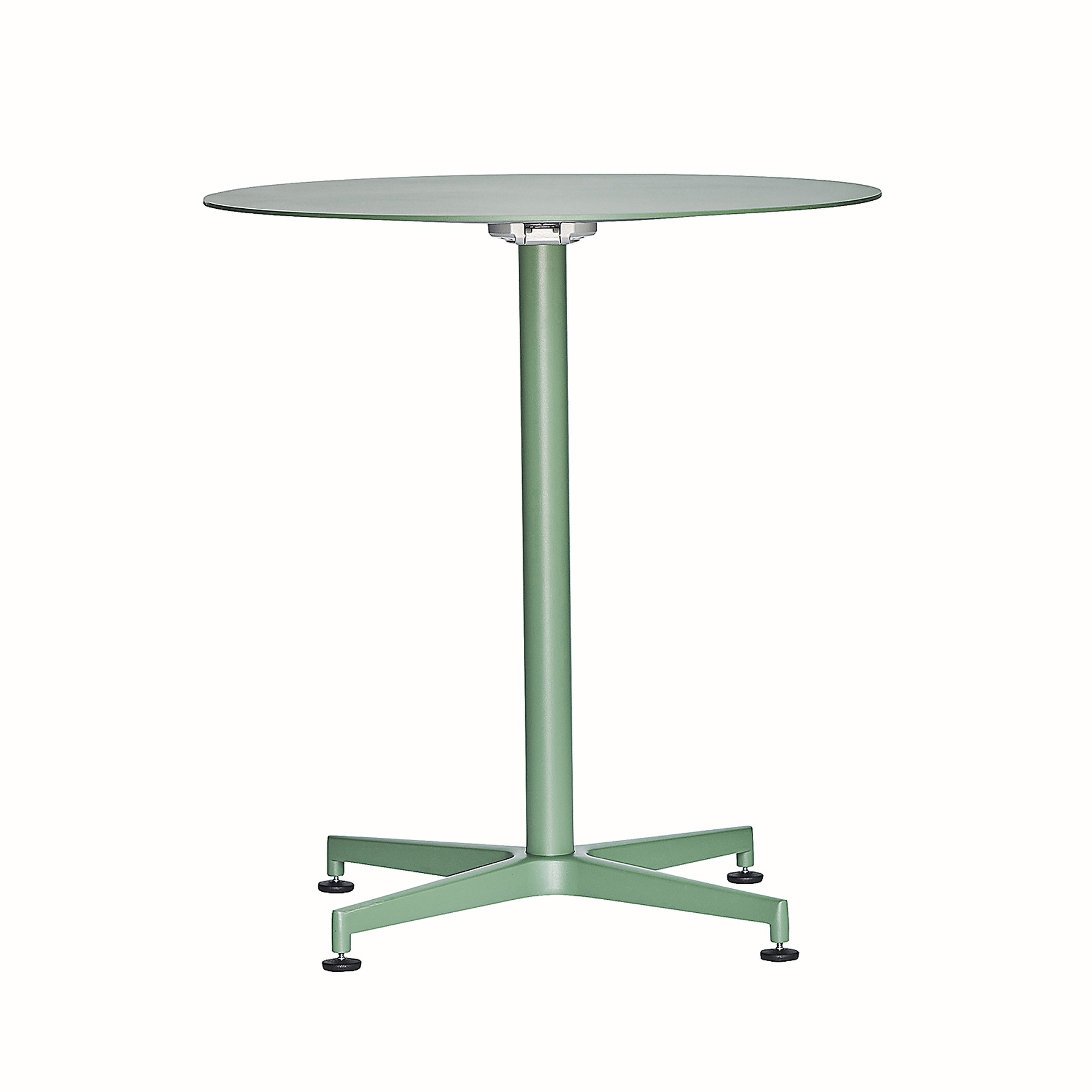 Klapptisch Vega Rund aus Aluminium, Salbei Klapptisch Vega Rund aus Aluminium, Salbei