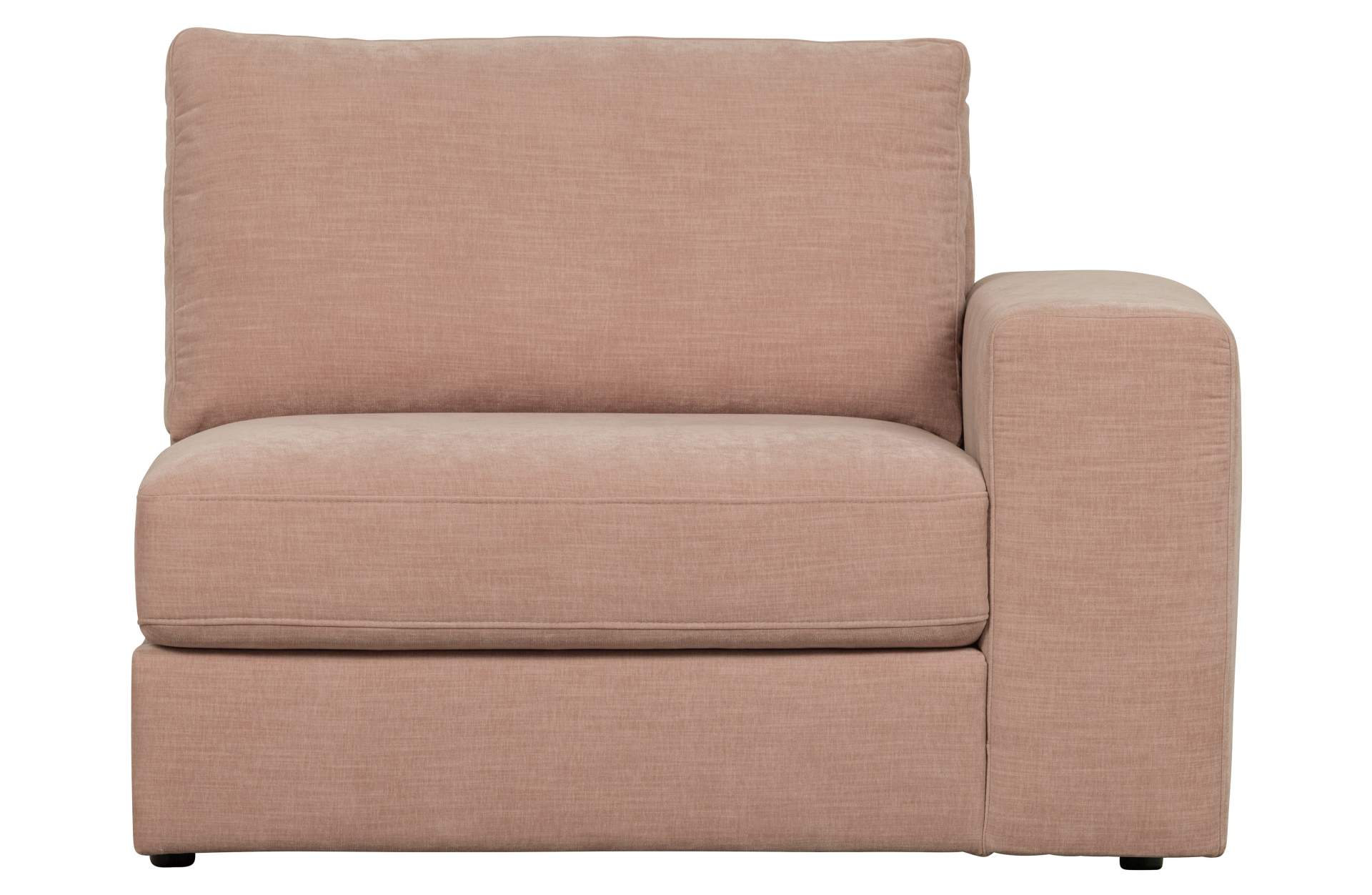 Modulsofa Family 1-Seat Element Rechts, Rosa