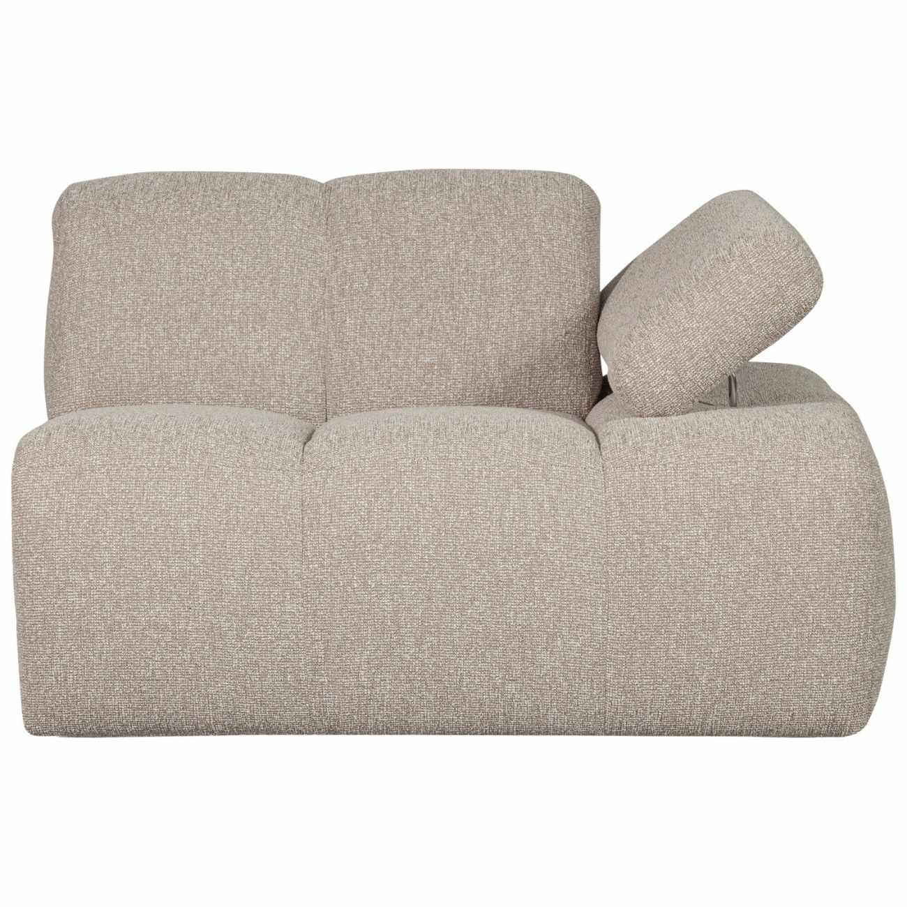 Modulsofa Mojo Boucle 1er Arm-Rechts, Beige