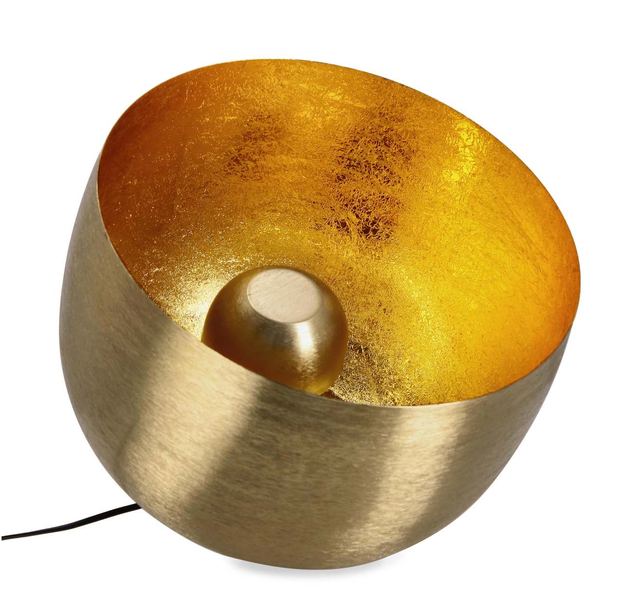 Tischlampe Isham aus Metall Gold