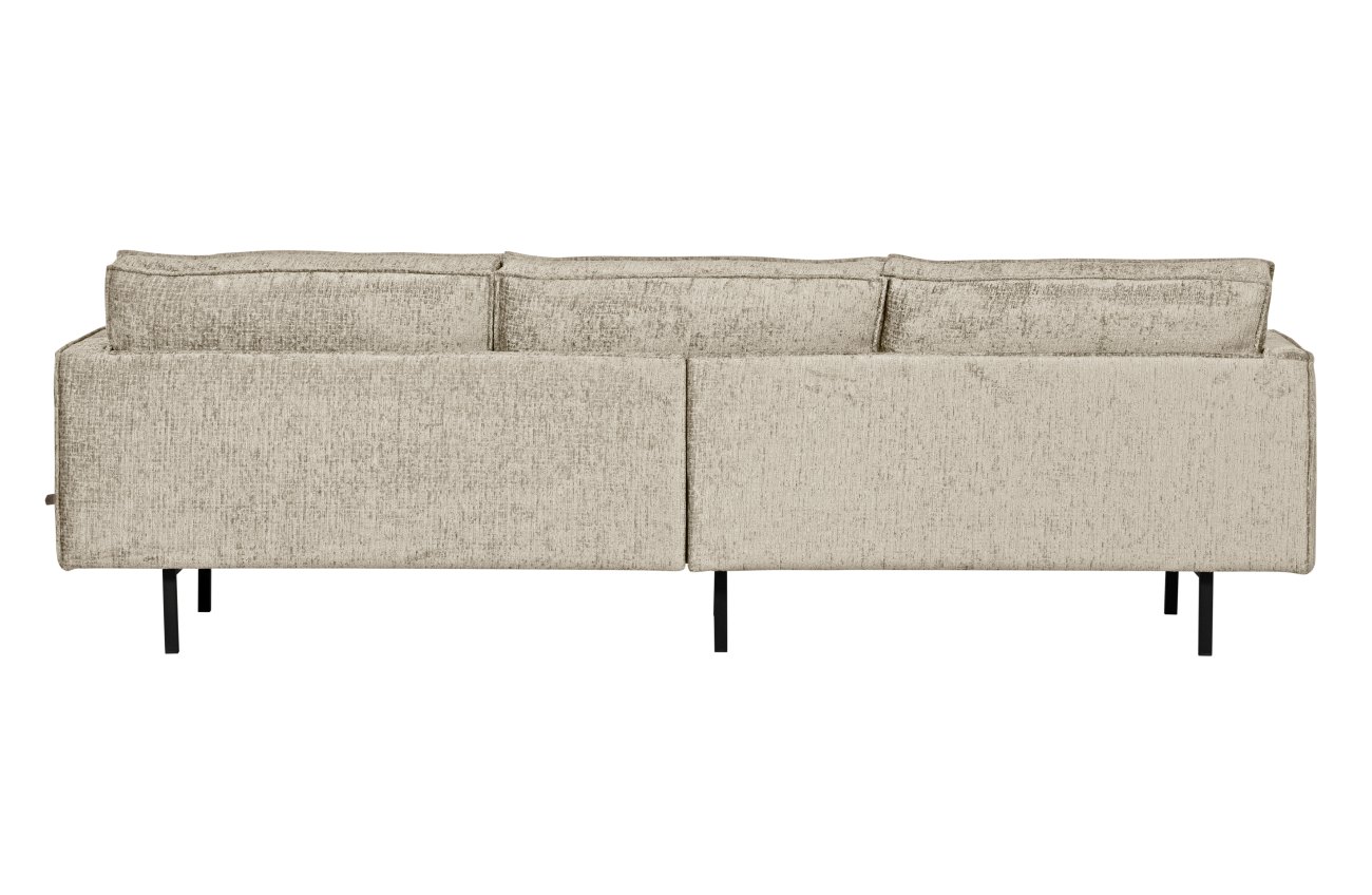 Sofa Rodeo 3 Sitzer aus Struktursamt, Wheatfiled