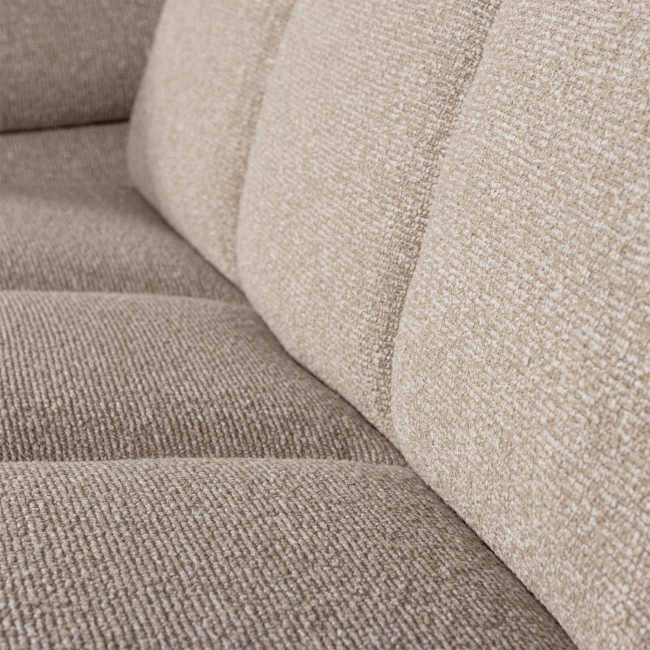 Modulsofa Mojo Boucle 2er Arm-Links, Beige