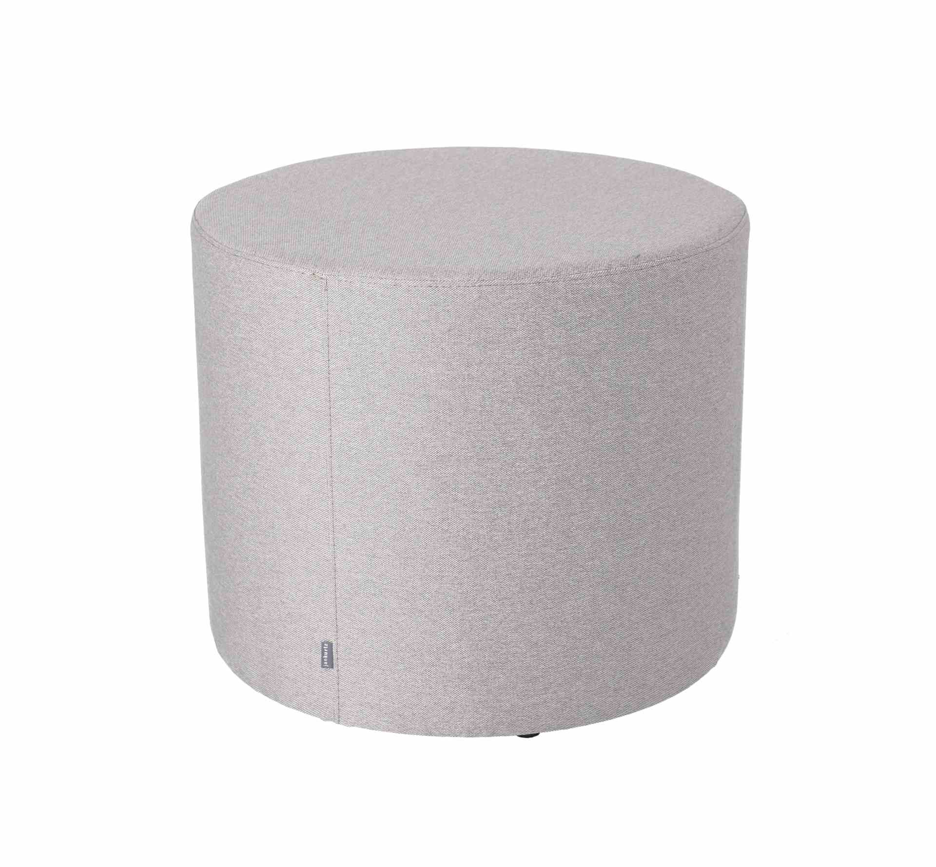 Pouf Rondo Ø 50 cm, Hellgrau