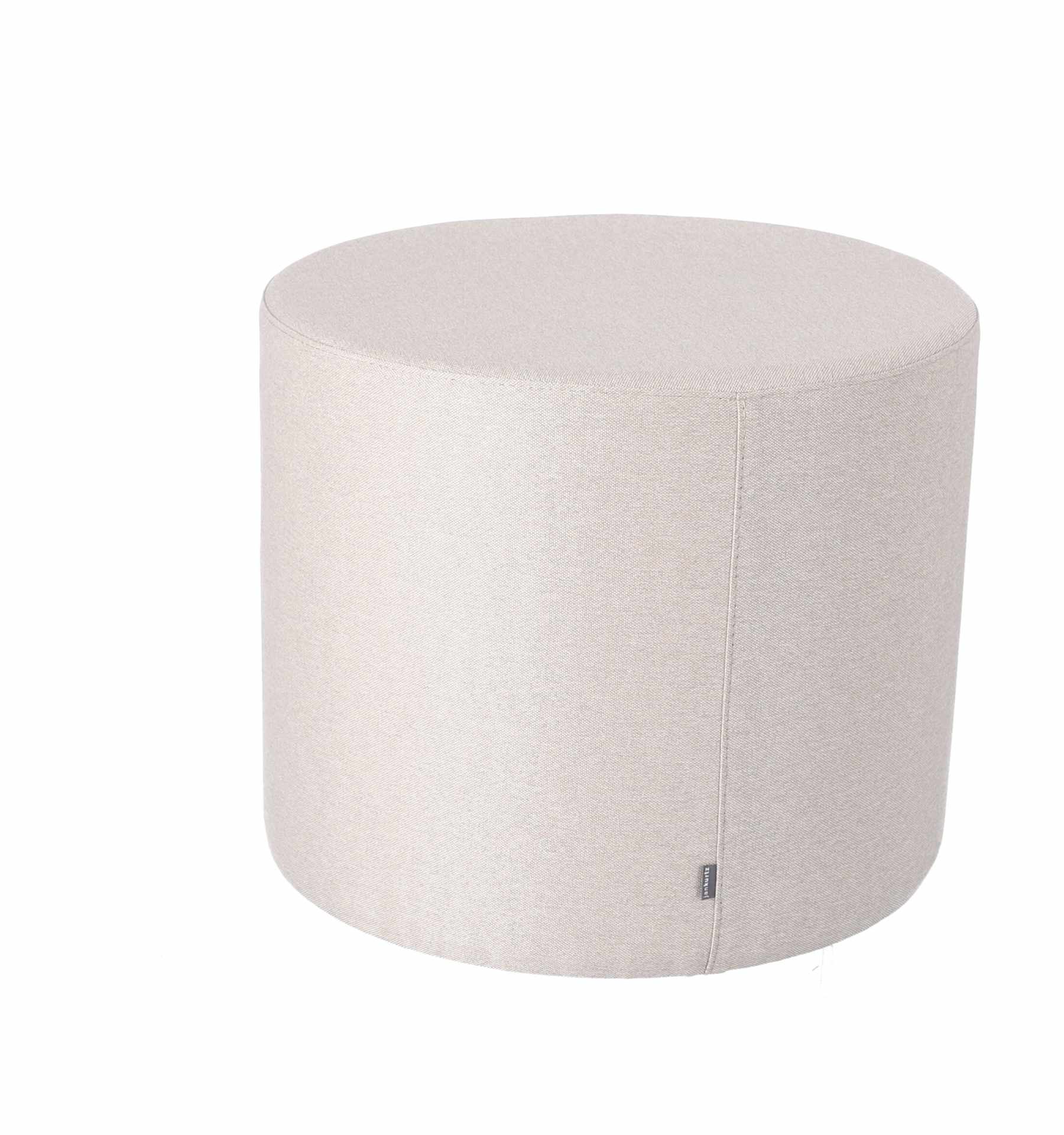 Pouf Rondo Ø 50 cm, Beige