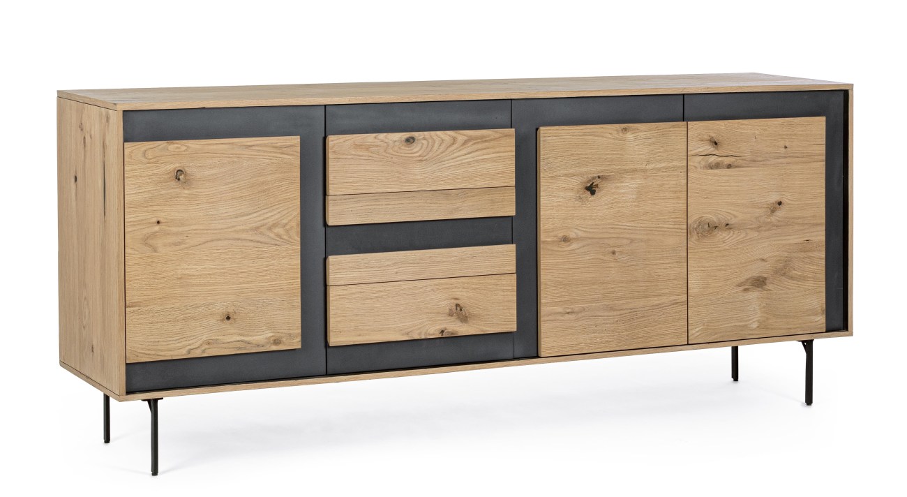Sideboard Stanwood aus Eichenholz, 200 cm
