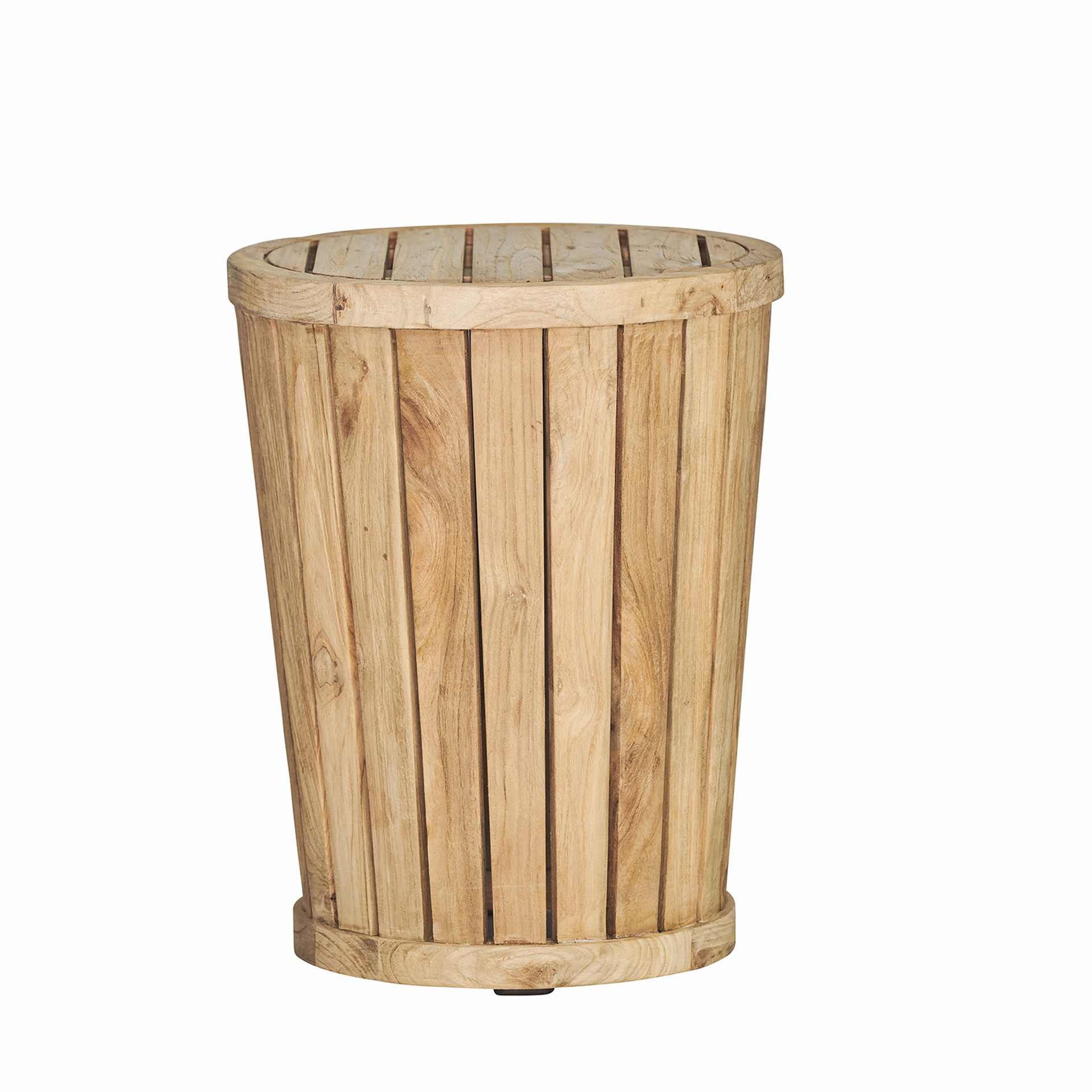 Beistelltisch Circus aus recyceltem Teakholz, Ø 40 cm Beistelltisch Circus aus recyceltem Teakholz, Ø 40 cm