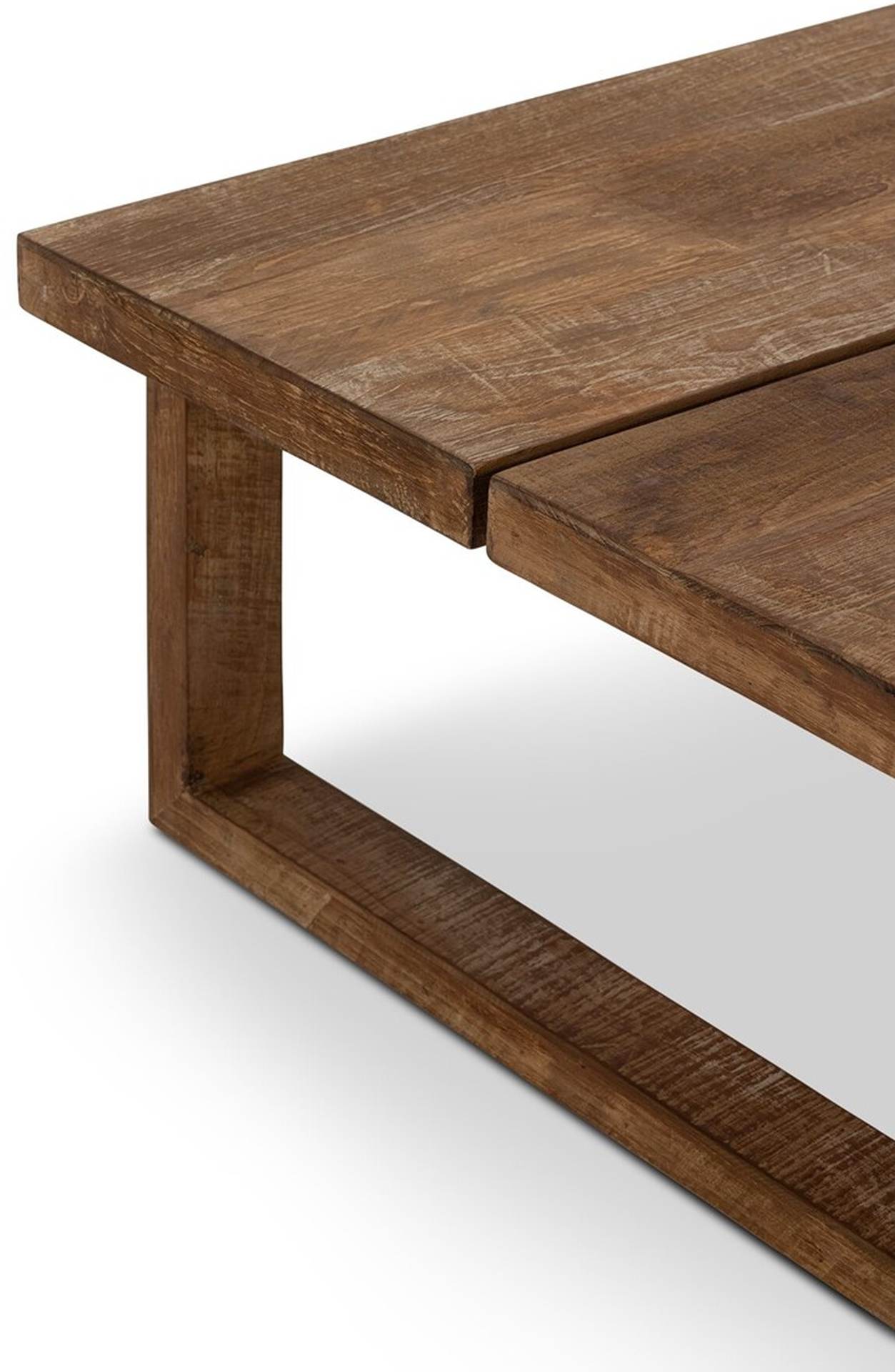 Couchtisch Classic aus recyceltem Teakholz