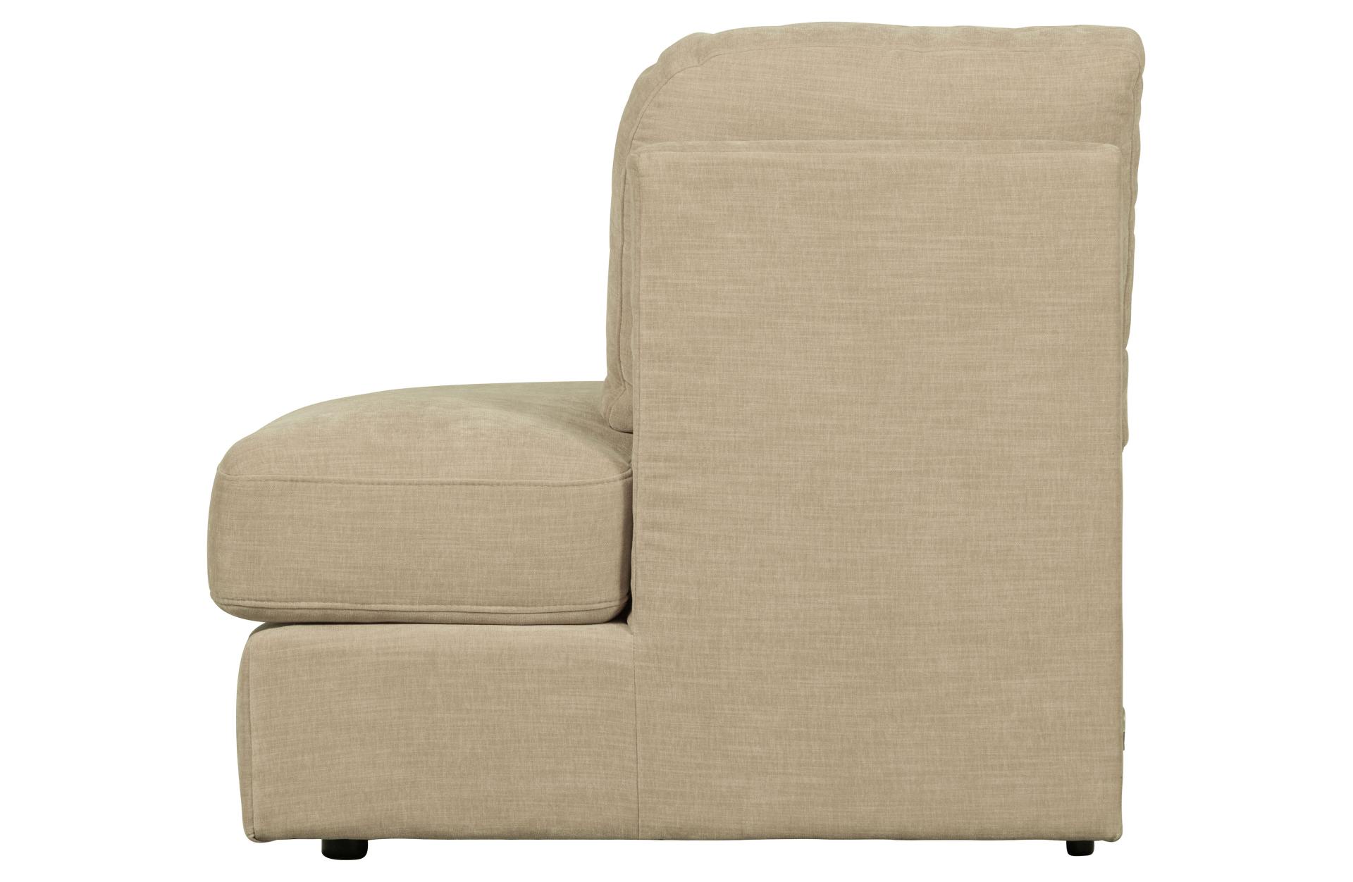 Modulsofa Family 1-Seat Eck-Element Rund Rechts, Sand