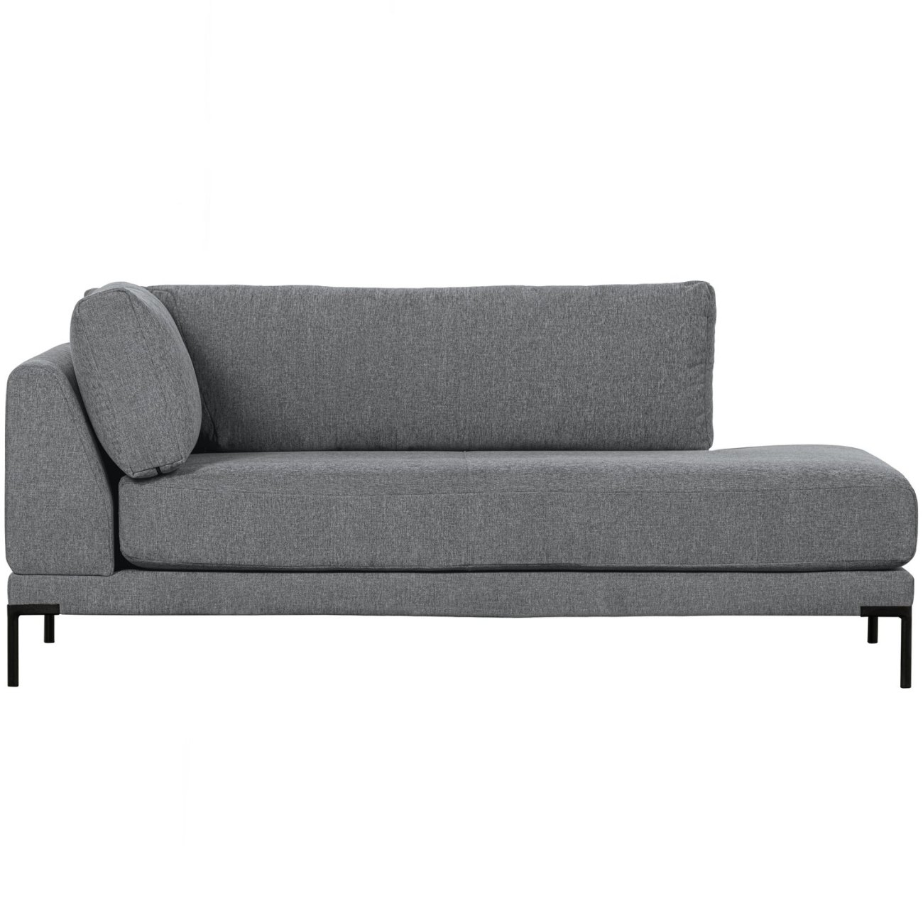 Modulsofa Couple Lounge-Element Rechts, Denim