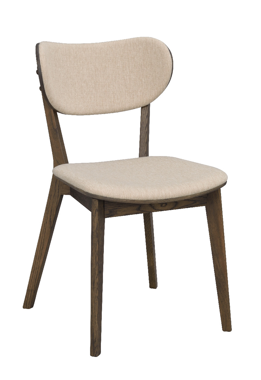 Stuhl Kato 2er Set, Braun / Beige