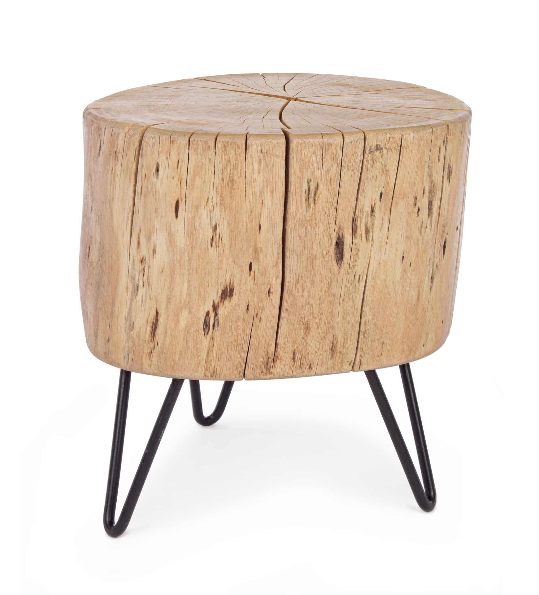 Hocker Artur aus Akazienholz, 35 cm