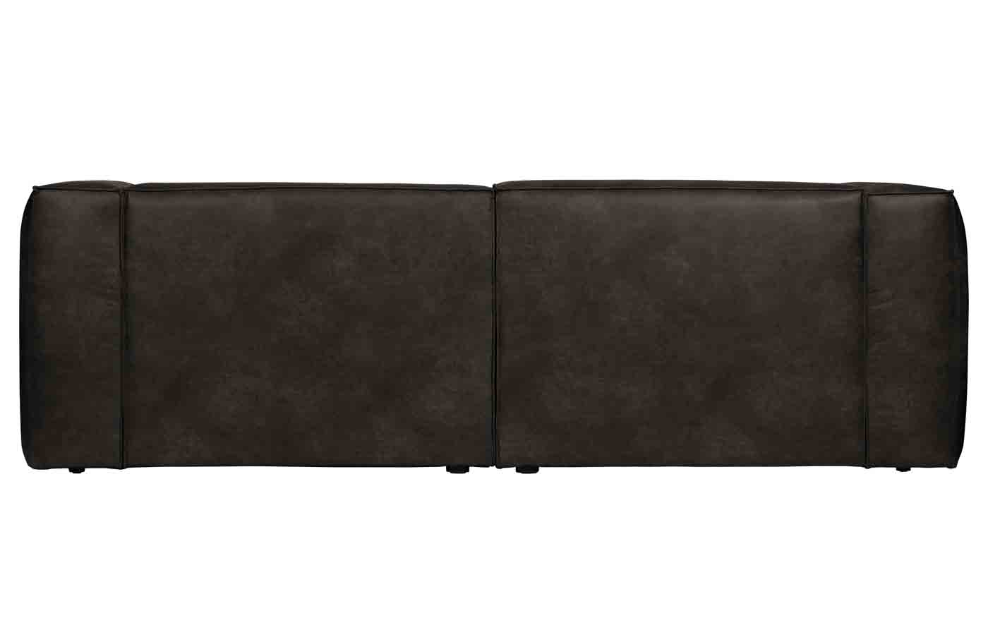 Sofa Bean Lederoptik, Schwarz