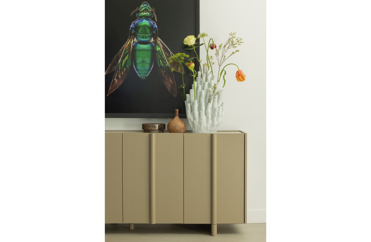 Sideboard Basu aus Kiefernholz, Braun