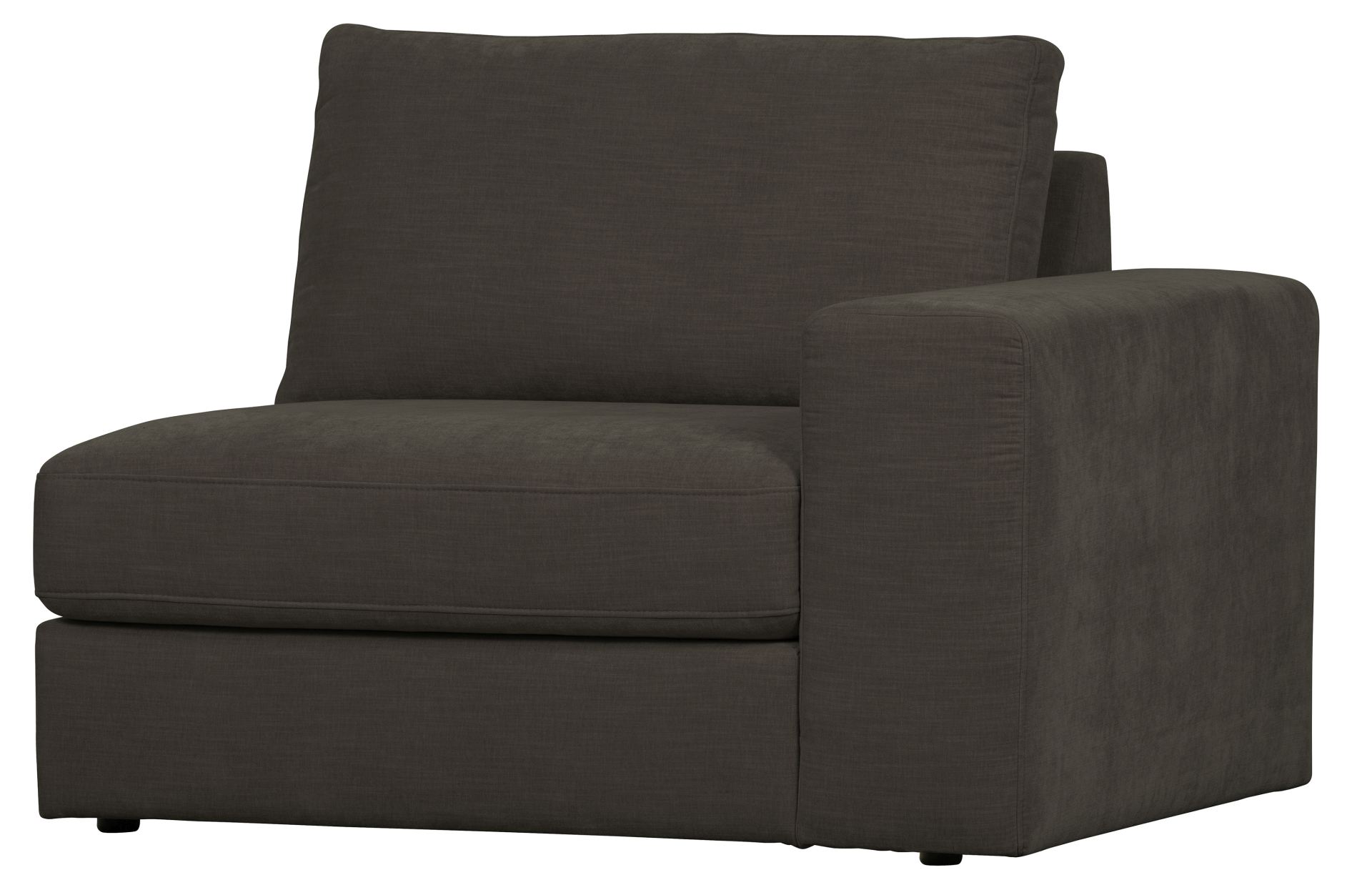 Modulsofa Family 1-Seat Element Rechts, Anthrazit