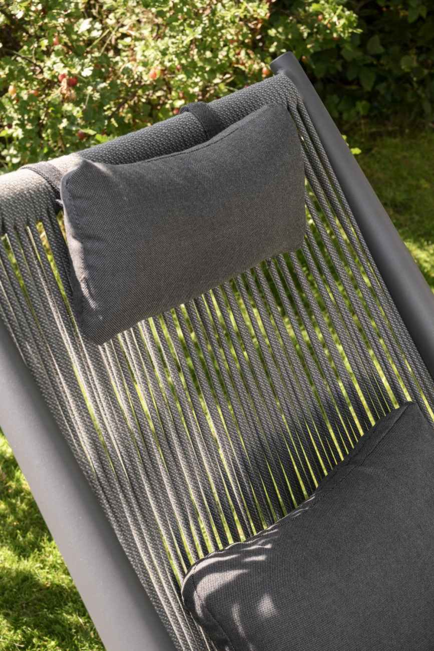 Gartensessel Chiavari mit Kissen, Grau