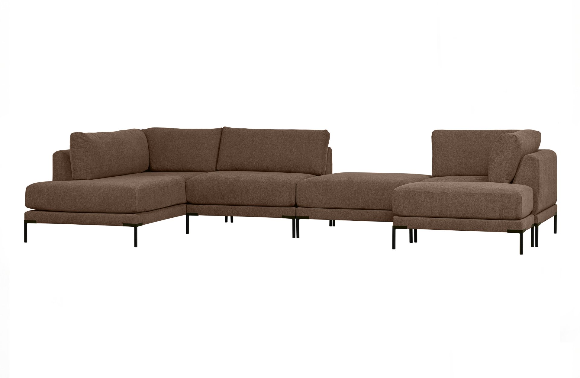 Modulsofa Couple Eck-Element, Braun