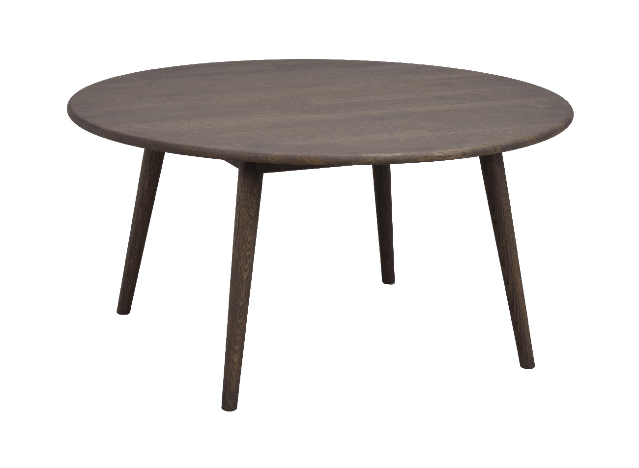 Couchtisch Tompkins Rund 90cm, Eiche Braun