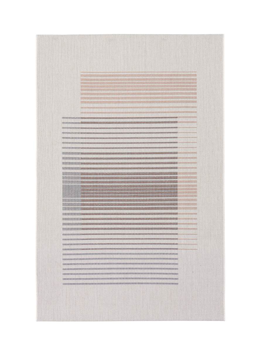 Outdoor-Teppich Kino 160x230 cm, Beige/Blau