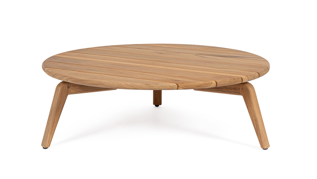 Gartencouchtisch Eularia aus Teakholz Ø 90 cm