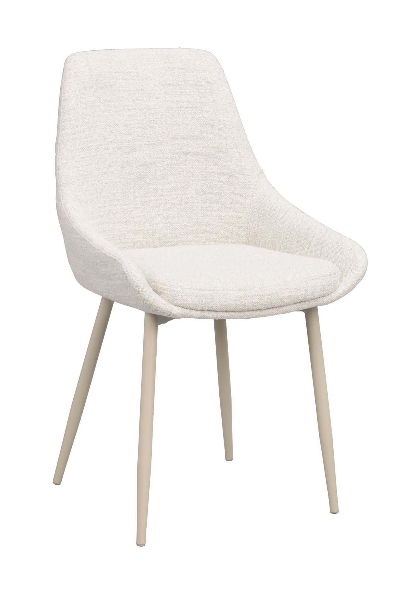 Stuhl Sierra Stoff 2er Set, Hellbeige