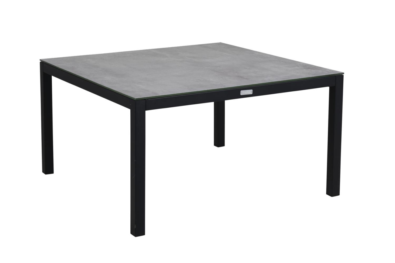 Gartencouchtisch Belfort 90x90 cm, Schwarz