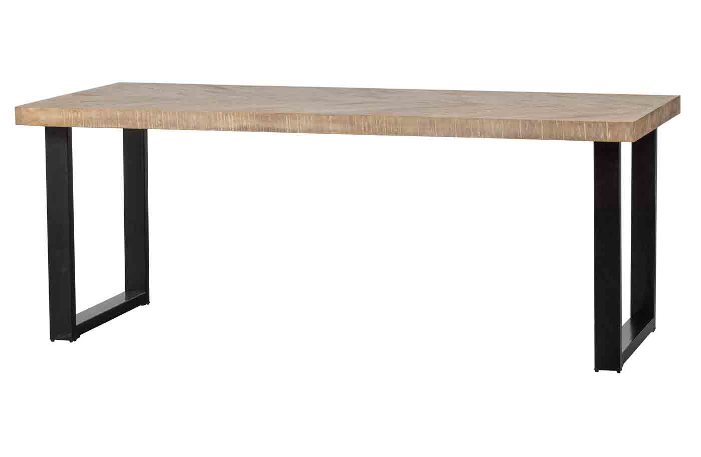 Esstisch Tablo Mango Gräte mit U-Gestell, 200 cm