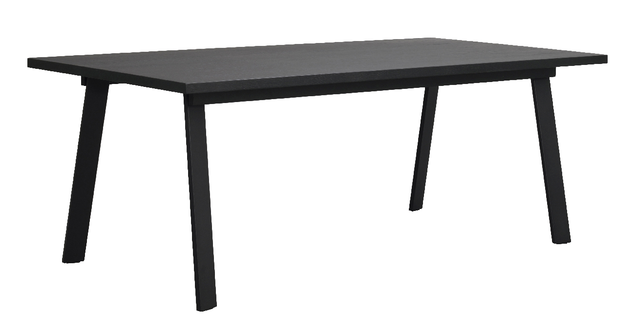 Esstisch Winnipeg 200x100cm, Eiche Schwarz