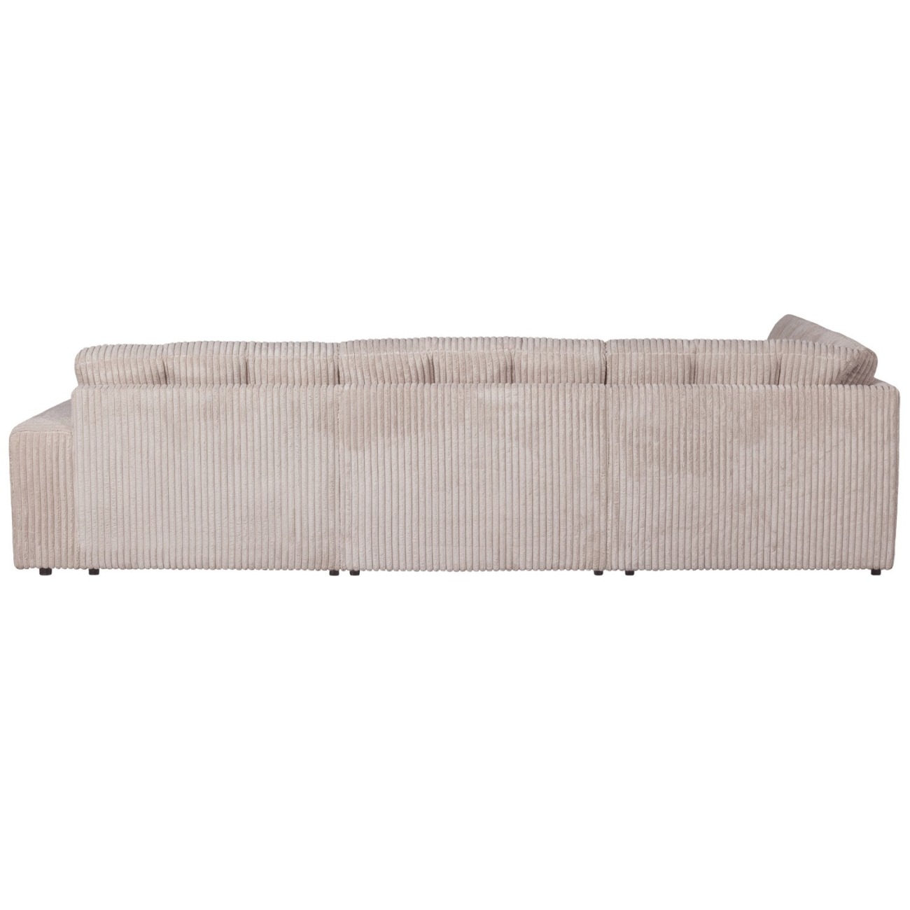 Ecksofa Date mit Cordbezug Links, Natur