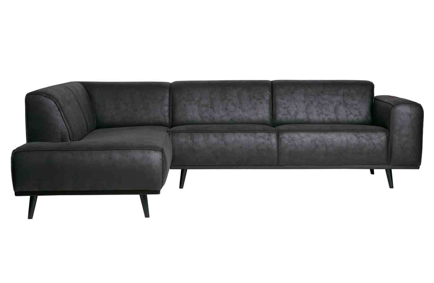 Ecksofa Statement Kunstleder, links