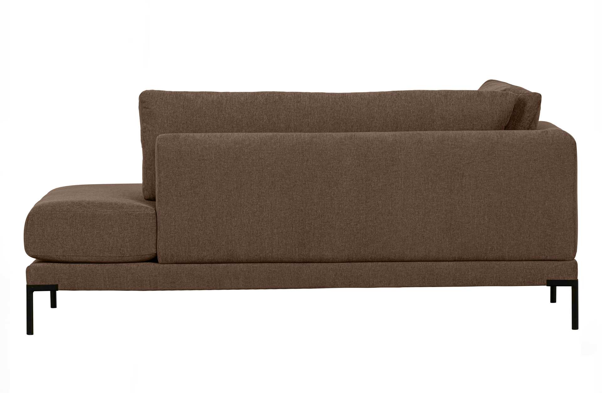 Modulsofa Couple Lounge Element Rechts, Braun