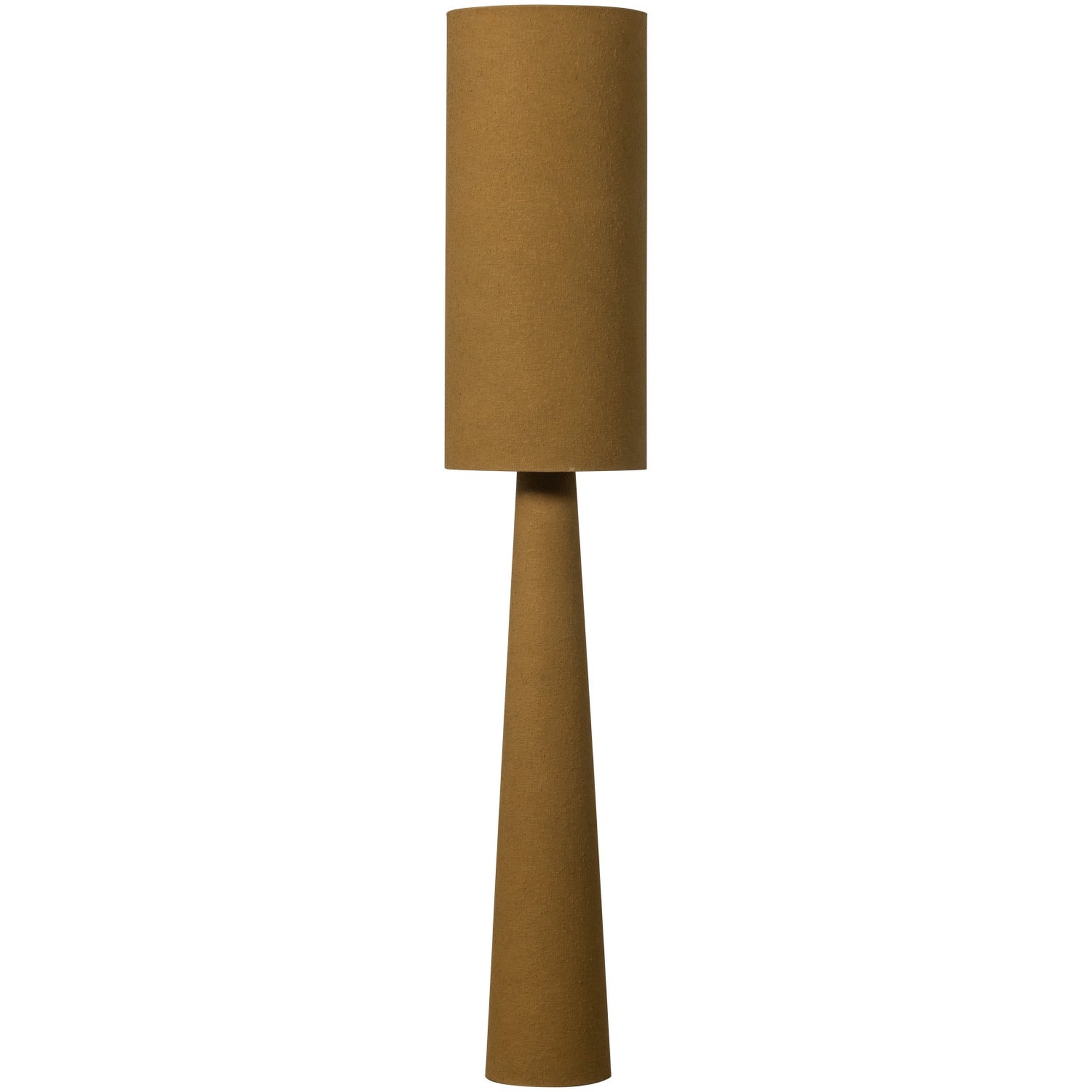 Loft Stehlampe XL aus Bouclé in Tapenade - 187 x Ø35 cm, moderne Lampe