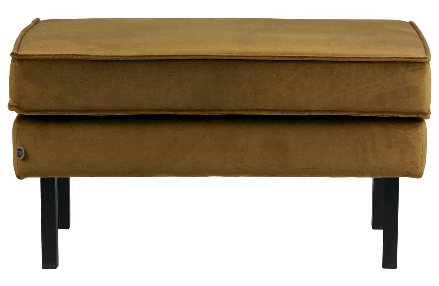 Hocker Rodeo Samt, Honig Gelb