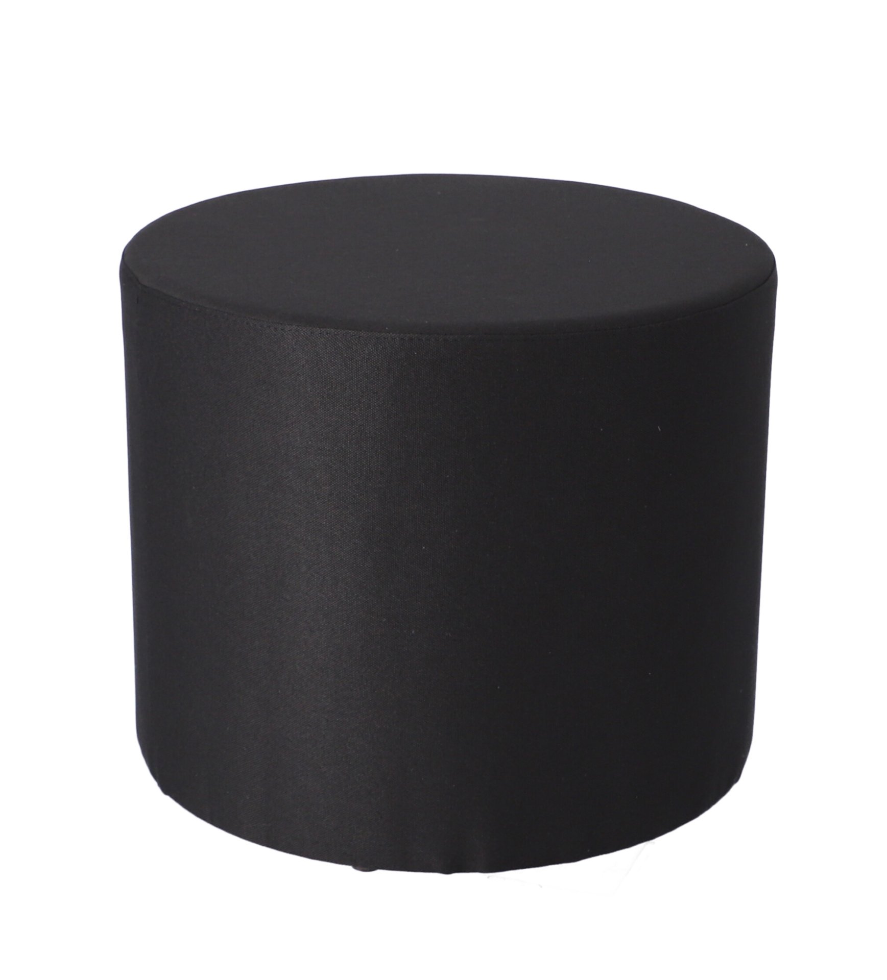 Pouf Rondo Ø 50 cm, Schwarz