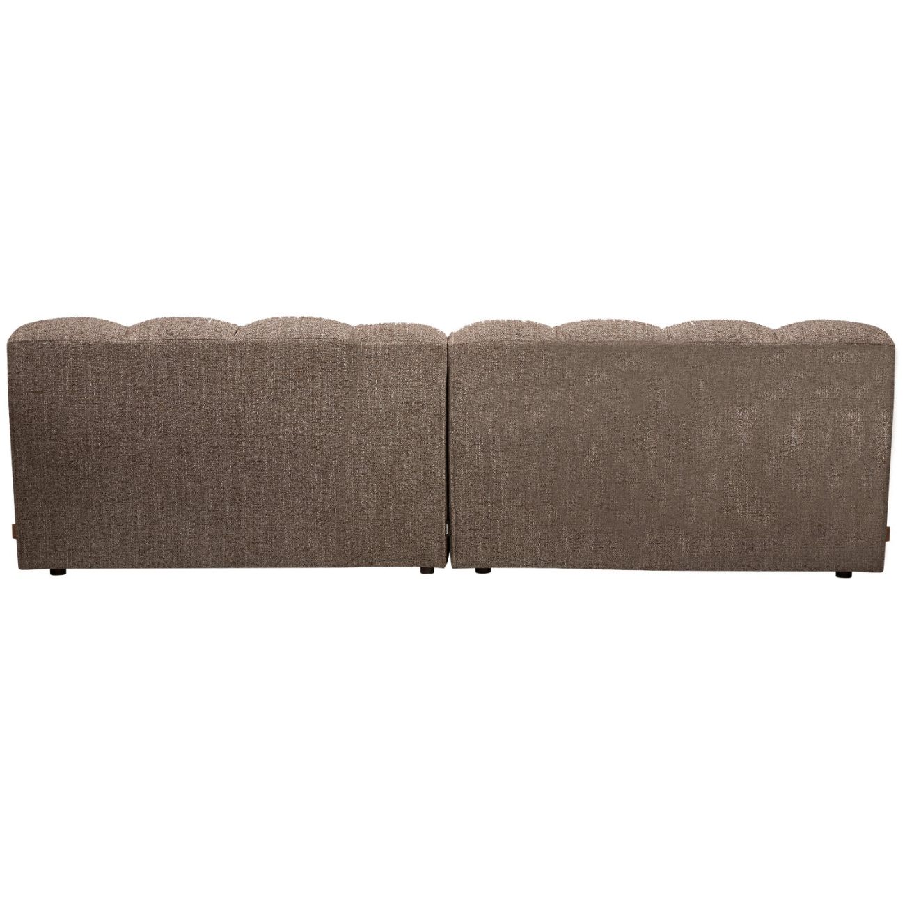 Sofa Allure aus Melange-Stoff, Braun