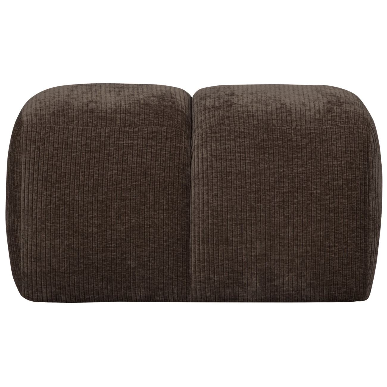 Hocker Mojo aus Flachcord, Braun