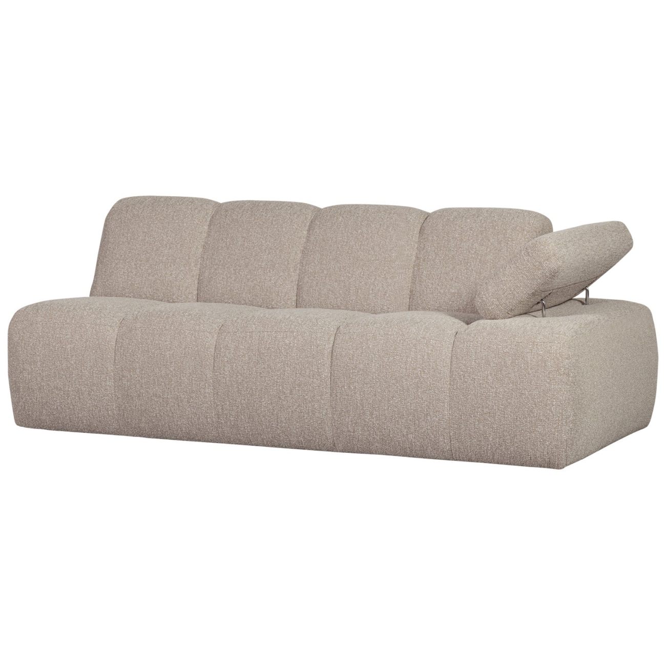 Modulsofa Mojo Boucle 2er Arm-Rechts, Beige