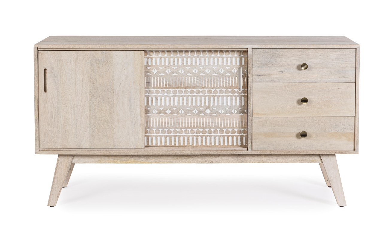 Sideboard Indria aus Mangoholz, 145 cm